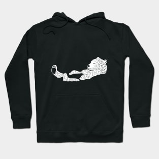 Bathing bear Hoodie